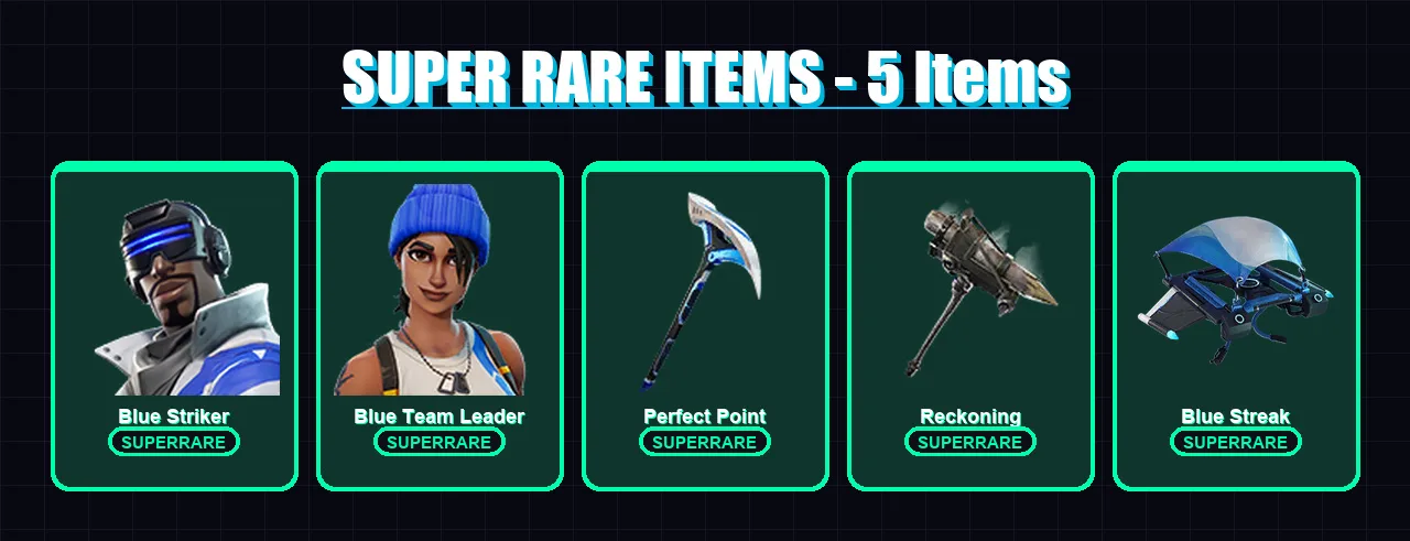 [PC/XBOX/PSN] | Blue Striker | Blue Team Leader | Calamity | Drift | DJ Yonder | 6 skin | 5 pickaxe | 5 emote | 7 glider | Lv72 — Game account