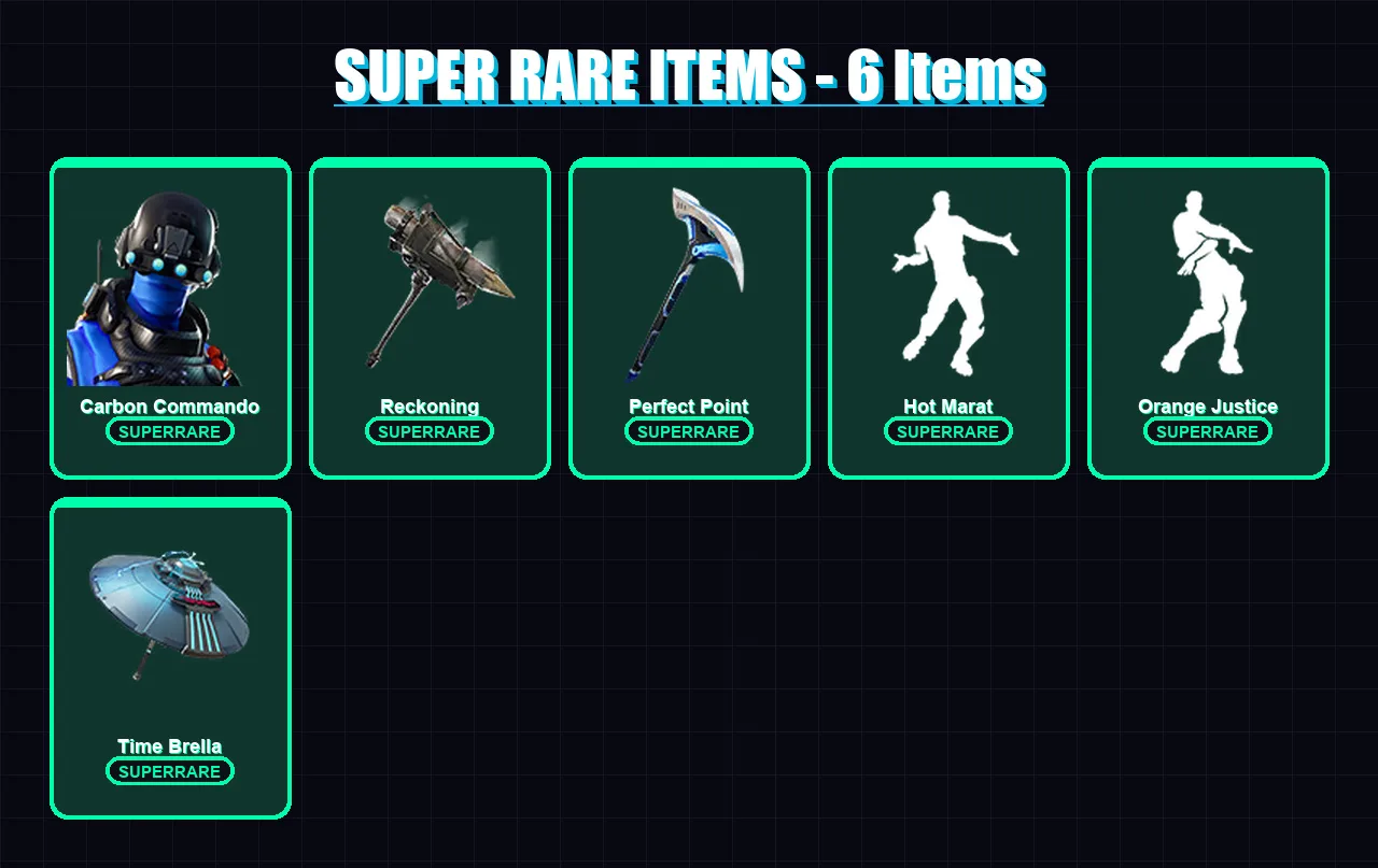 [PS4/PS5/XBOX/PC] | Carbon Commando | Drift | Malik | Sentinel | Carbide | 79 skin | 114 pickaxe | 84 emote | 107 glider | Lv1392