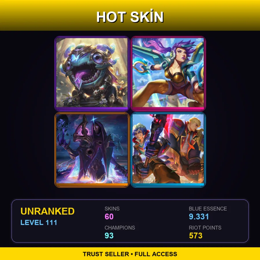 EUW | Lv111 | Unranked | 60 Skin | 93 Champ — Battle Academia Garen