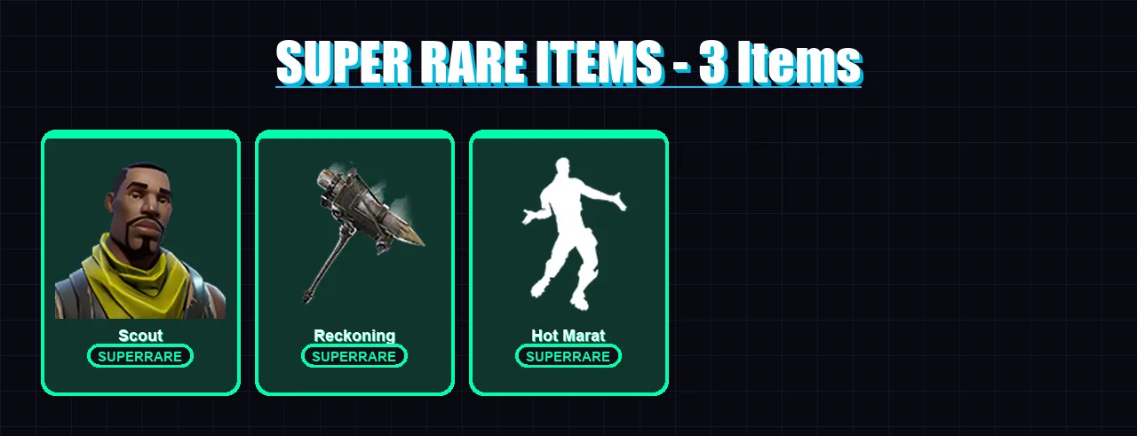 [PC] | Scout | Calamity | Lynx | Sentinel | Blackheart | 18 skin | 20 pickaxe | 32 emote | 19 glider | Lv366 — Fortnite account