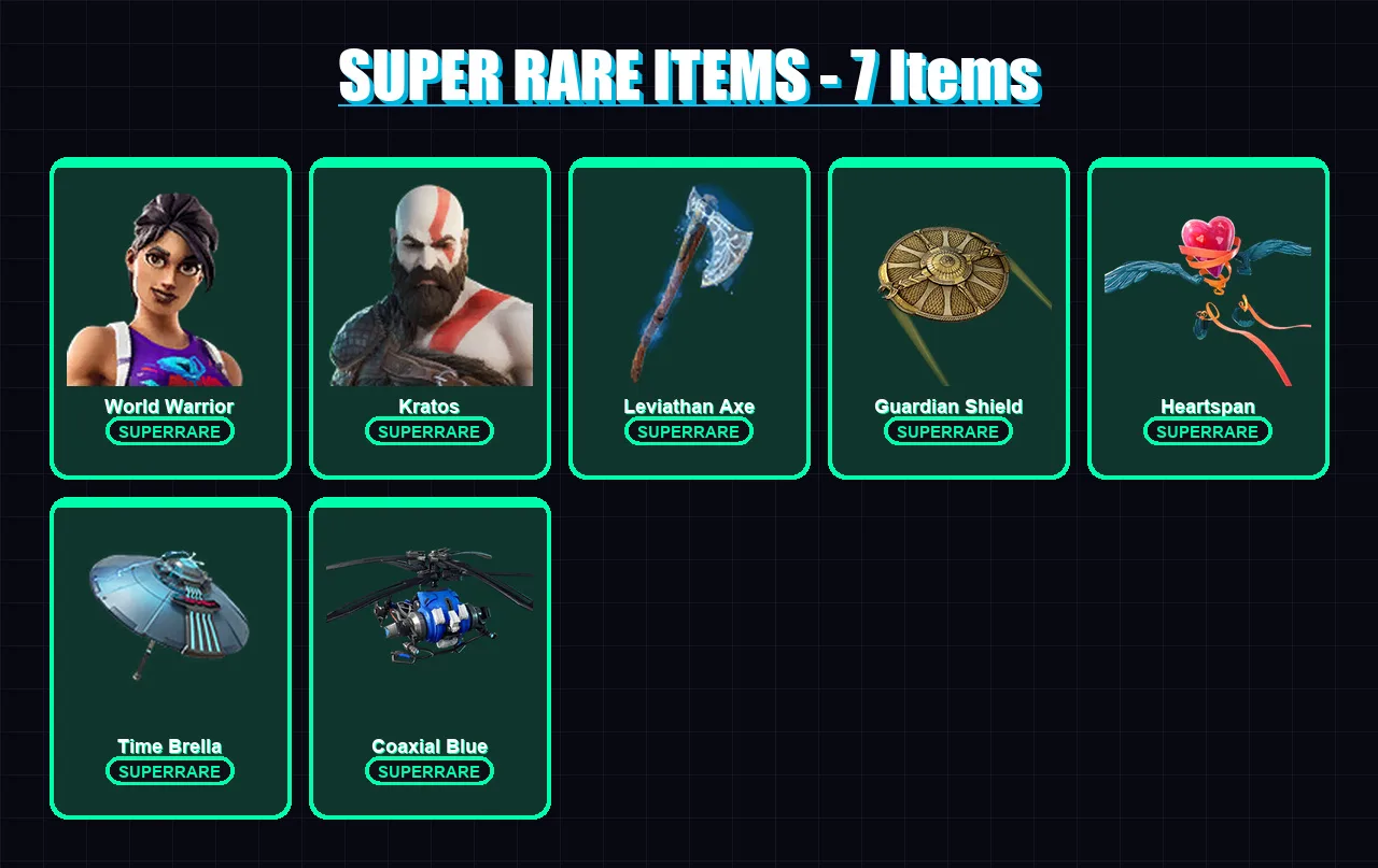 [PC/XBOX] | World Warrior | Kratos | Rox | Luxe | Hybrid | 50 skin | 65 pickaxe | 82 emote | 59 glider | Lv885