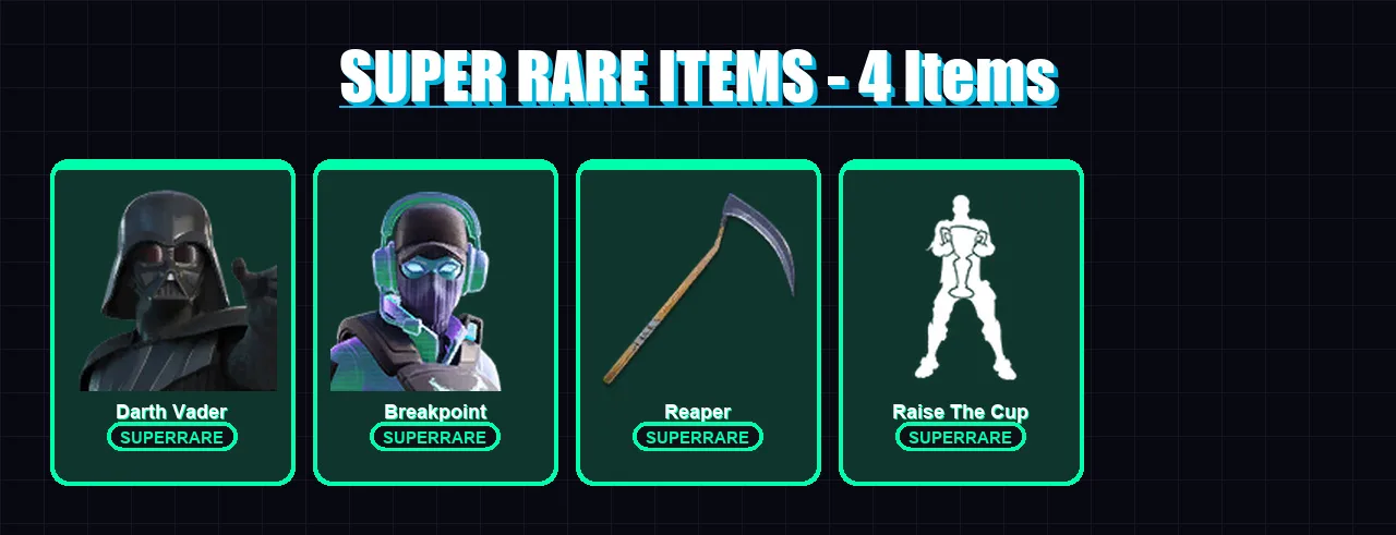 [SWITCH/PSN/PC] | Darth Vader | Breakpoint | Eternal Knight | Peter Griffin | Joey | 339 skin | 363 pickaxe | 259 emote | 220 glider | Lv2934 — Fortnite account