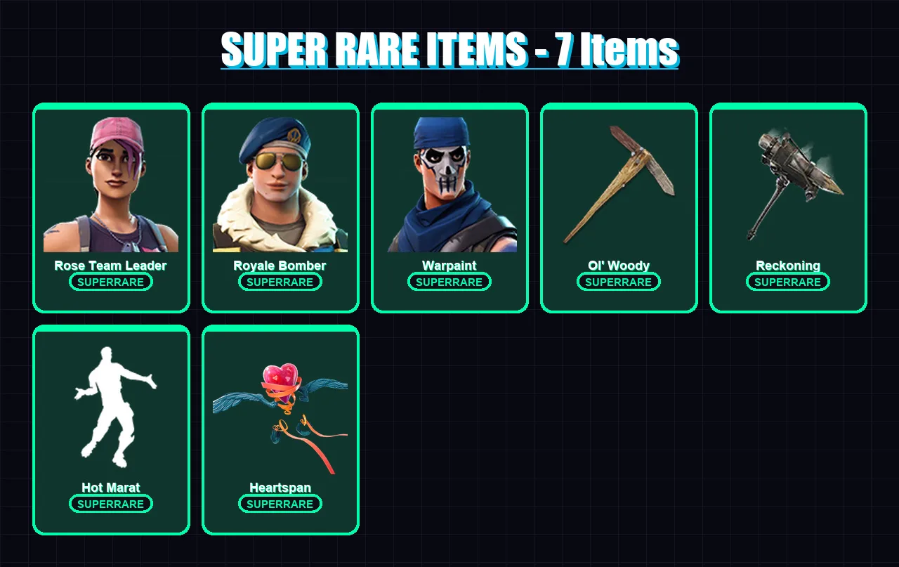 [PS4/PS5/XBOX/PC] | Rose Team Leader | Royale Bomber | Warpaint | Zenith | Lynx | 26 skin | 38 pickaxe | 31 emote | 38 glider | Lv331 — Fortnite account