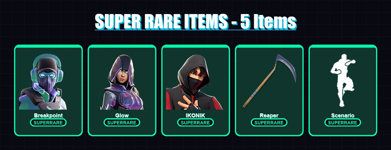 [PS4/PS5/XBOX/PC] | Breakpoint | Glow | IKONIK | Ruin | Sentinel | 82 skin | 88 pickaxe | 97 emote | 79 glider | Lv1492