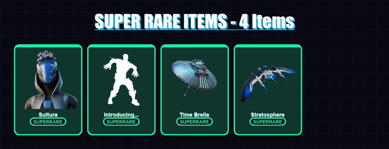 [PC/XBOX] | Sultura | Spectra Knight | Hybrid | The Ageless | Omegarok | 82 skin | 136 pickaxe | 112 emote | 113 glider | Lv2103 — Fortnite account