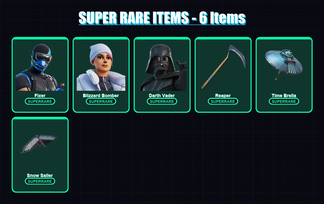 [PC/XBOX] | Fixer | Blizzard Bomber | Darth Vader | Omegarok | Peter Griffin | 70 skin | 69 pickaxe | 72 emote | 62 glider | Lv1142