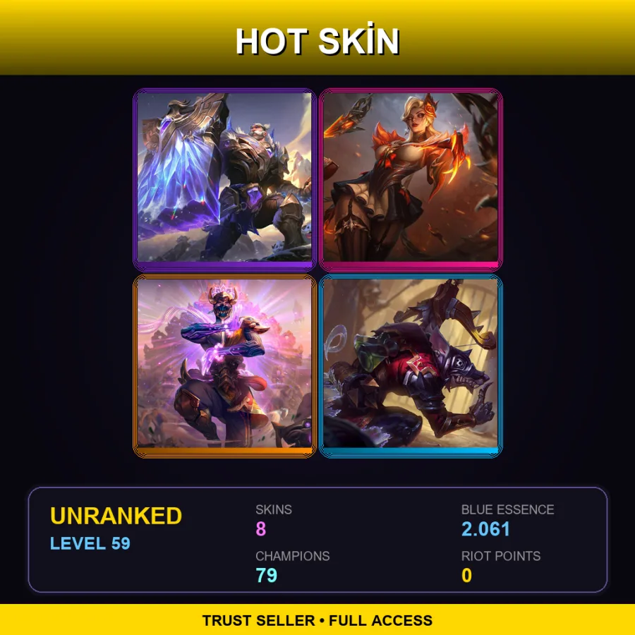EUW | Lv59 | Unranked | 8 Skin | 79 Champ — Victorious Braum