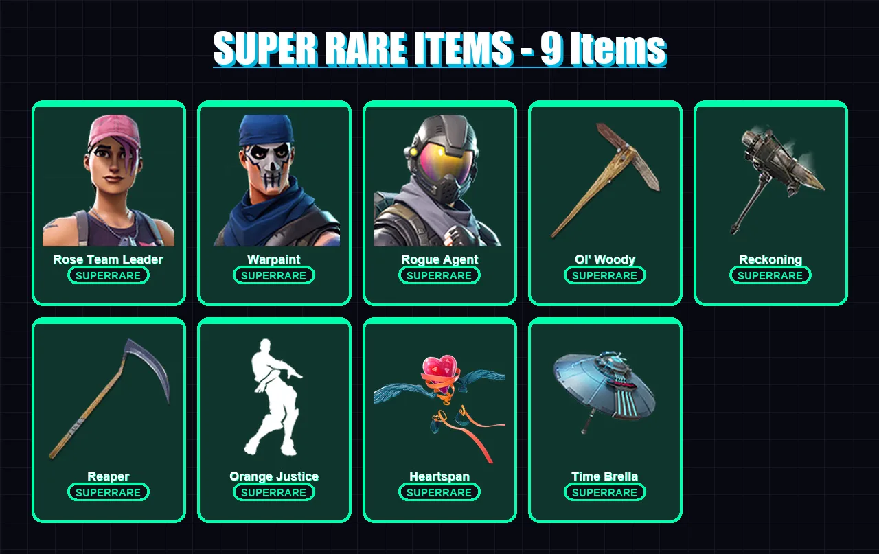 [PC/XBOX] | Rose Team Leader | Warpaint | Rogue Agent | Spectra Knight | Kymera | 163 skin | 179 pickaxe | 143 emote | 167 glider | Lv2846 — Fortnite account