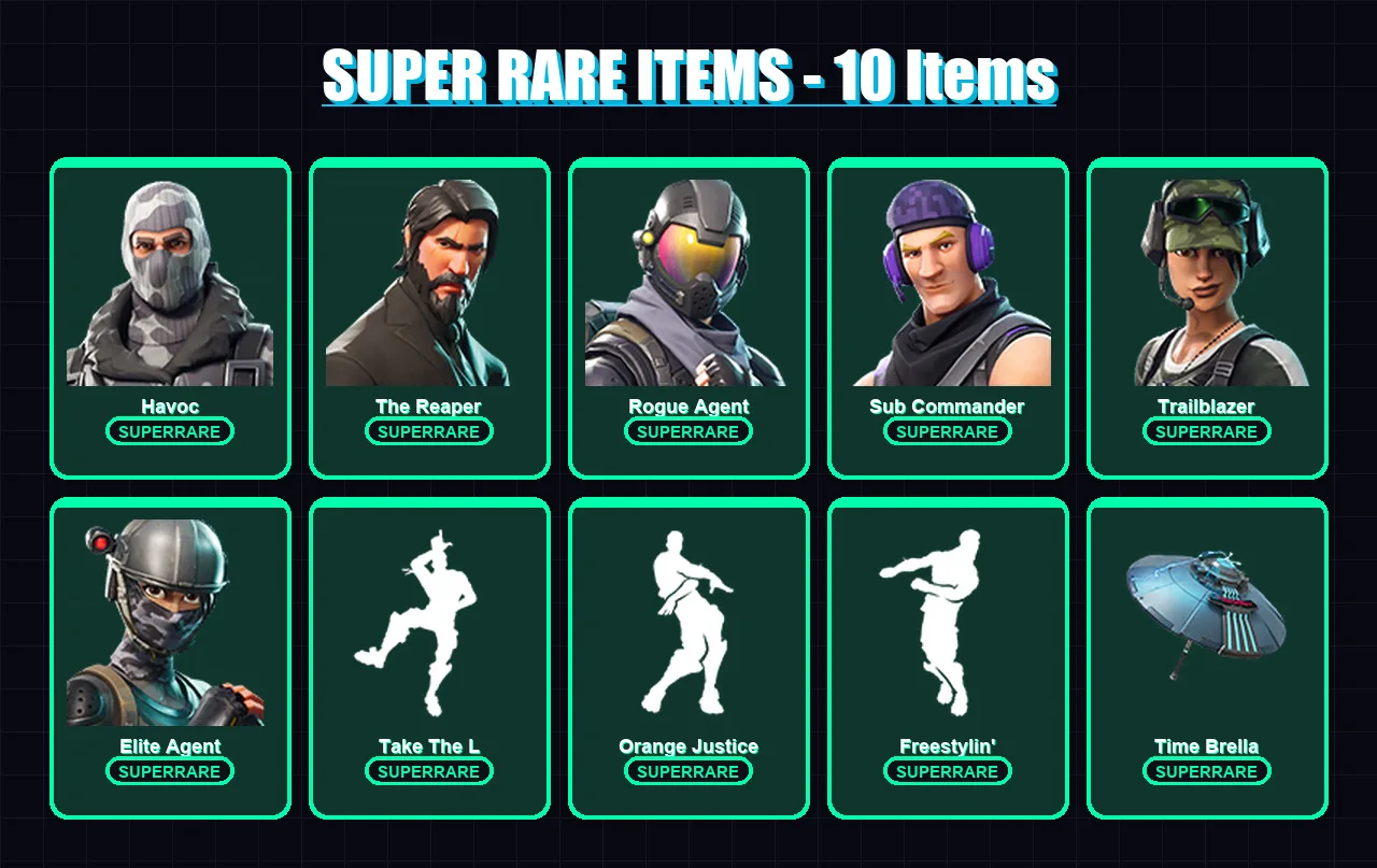 [PC/XBOX/PSN] | Havoc | The Reaper | Rogue Agent | Sub Commander | Trailblazer | 31 skin | 30 pickaxe | 28 emote | 34 glider | Lv341 — Fortnite account