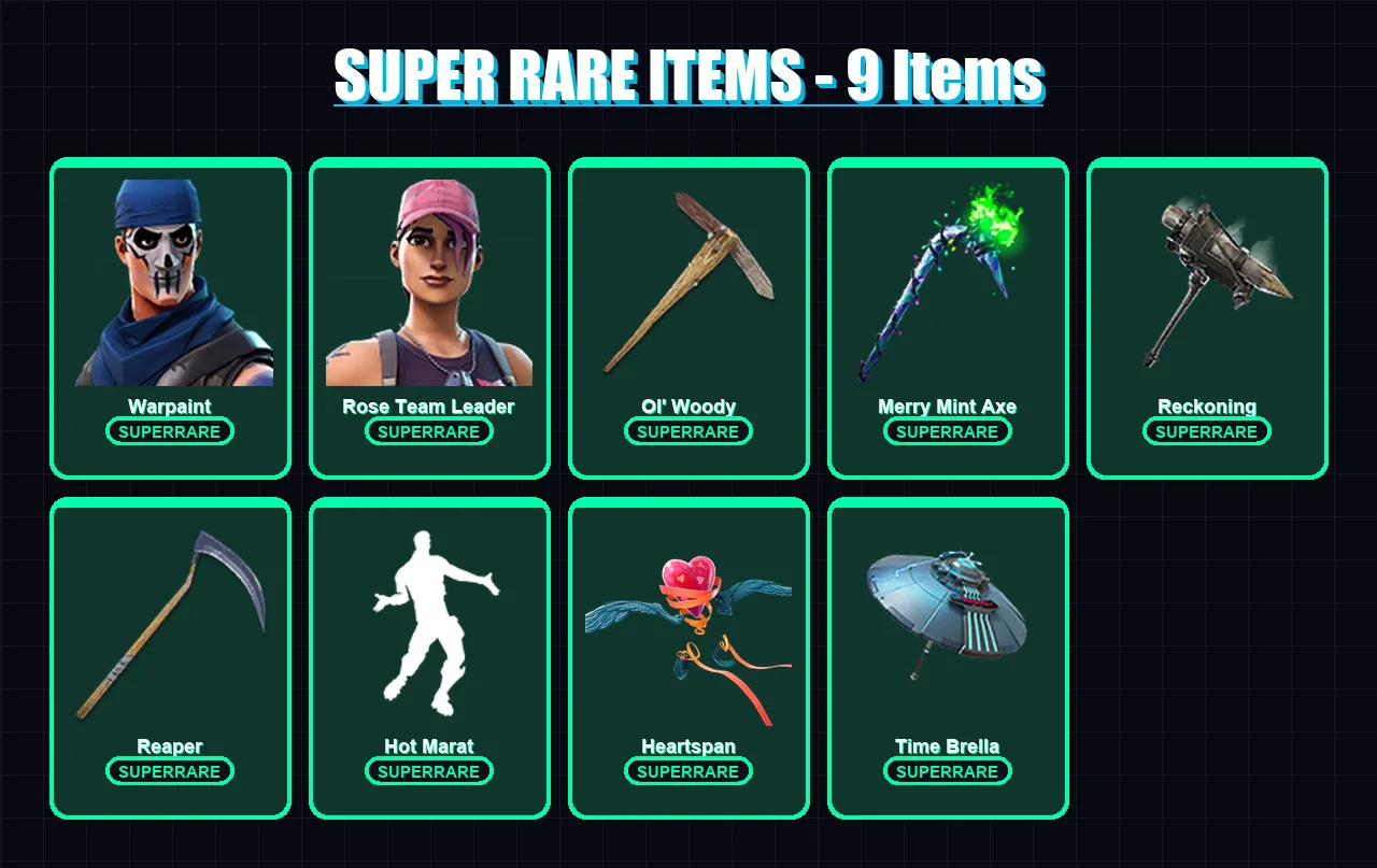 [PC/XBOX/PSN] | Warpaint | Rose Team Leader | Vendetta | Peter Griffin | Drift | 136 skin | 134 pickaxe | 125 emote | 122 glider | Lv1676 — Fortnite account