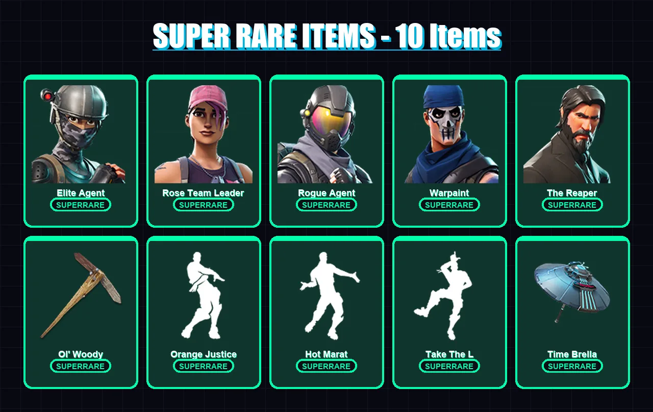 [PC/PSN] | Elite Agent | Rose Team Leader | Rogue Agent | Warpaint | The Reaper | 74 skin | 56 pickaxe | 70 emote | 50 glider | Lv646