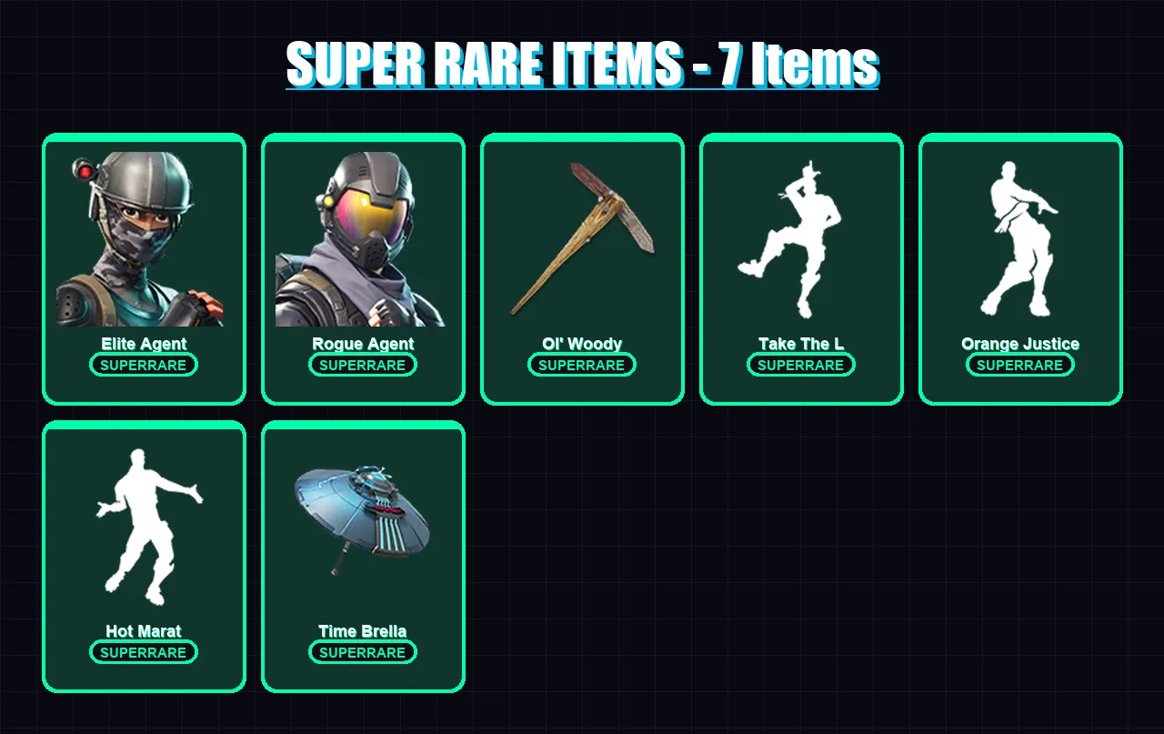 [PC/XBOX/PSN] | Elite Agent | Rogue Agent | Drift | The Foundation | Criterion | 103 skin | 118 pickaxe | 81 emote | 92 glider | Lv1169 — Fortnite account