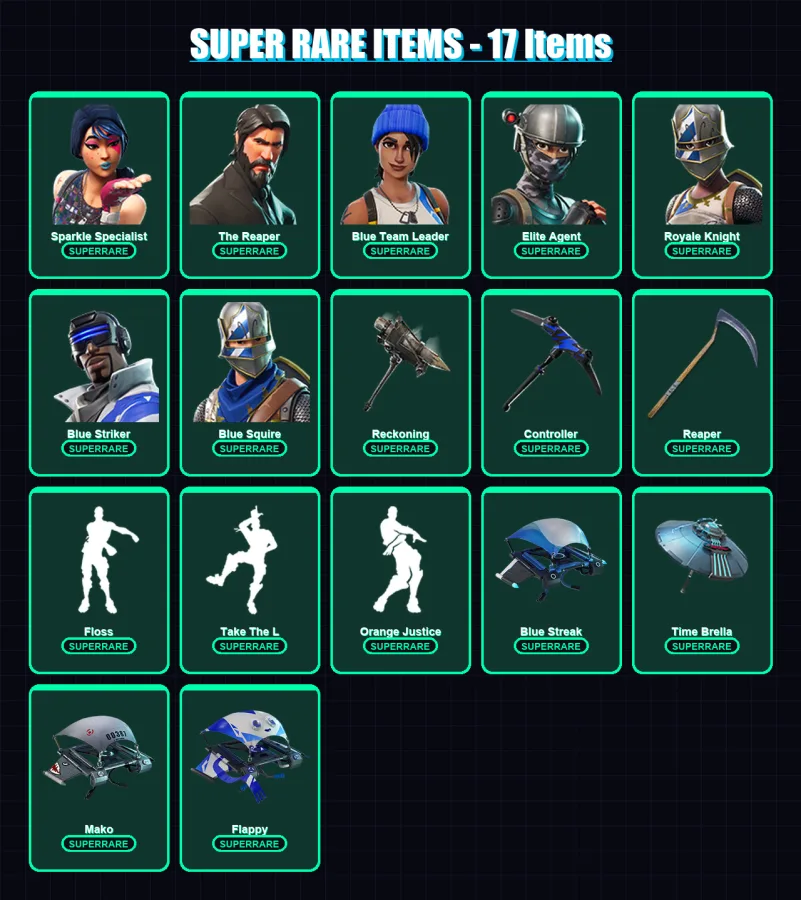 [PS4/PS5/XBOX/PC] | Sparkle Specialist | The Reaper | Omega | 107 skin | Lv2217 — Fortnite account