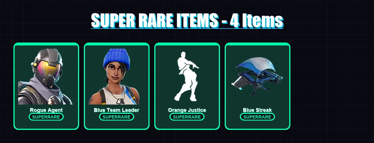 [PC/XBOX/PSN] | Rogue Agent | Blue Team Leader | Carbide | Teknique | Santa Dogg | 7 skin | 13 pickaxe | 17 emote | 16 glider | Lv376