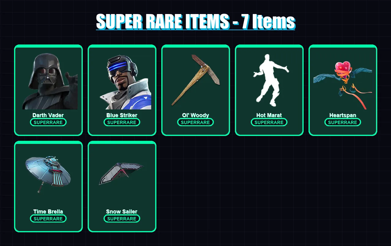 [PS4/PS5/PC] | Darth Vader | Blue Striker | Catalyst | The Origin | Deadpool | 316 skin | 393 pickaxe | 283 emote | 322 glider | Lv6082
