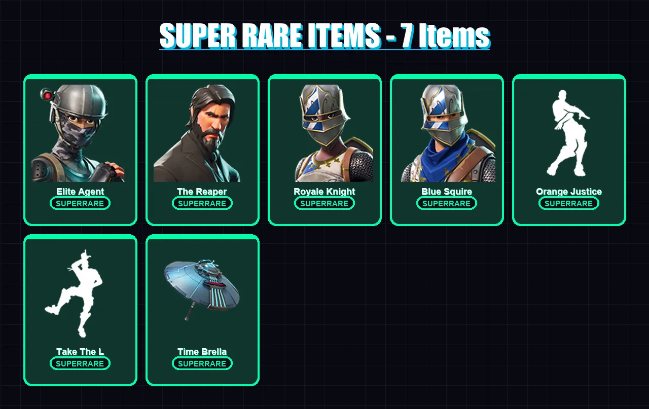 [PC/XBOX/PSN] | Elite Agent | The Reaper | Royale Knight | Blue Squire | Valor | 26 skin | 25 pickaxe | 43 emote | 31 glider | Lv456