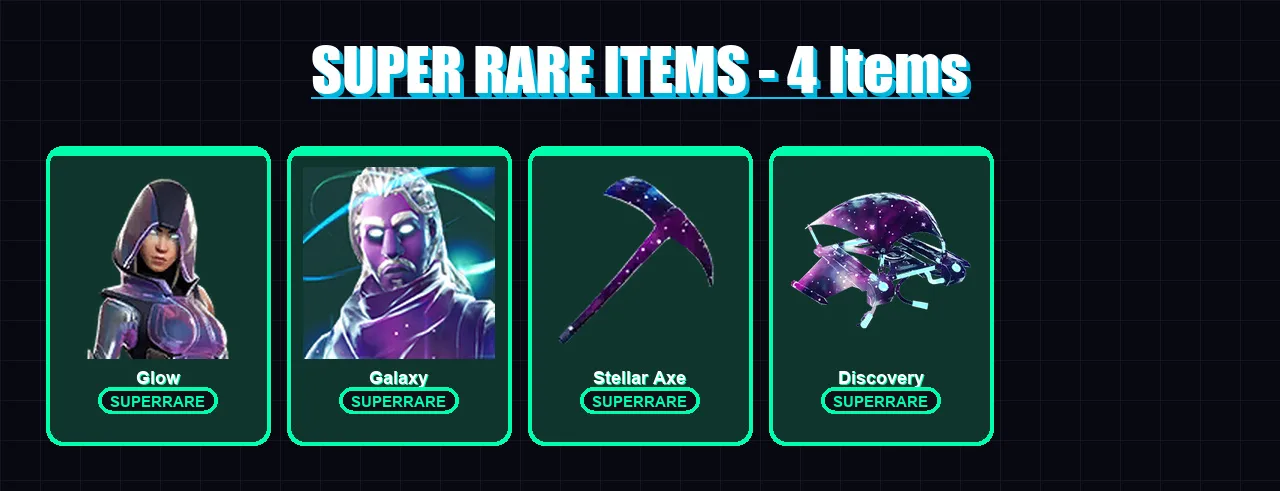 [SWITCH/XBOX/PSN/PC] | Glow | Galaxy | Predator | Gear Specialist Maya | Midas | 52 skin | 80 pickaxe | 44 emote | 69 glider | Lv800