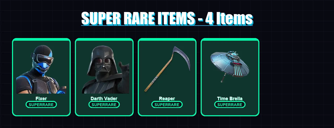 [PS4/PS5/XBOX/PC] | Fixer | Darth Vader | Mizuki | Snap | Renzo the Destroyer | 93 skin | 147 pickaxe | 118 emote | 118 glider | Lv1434