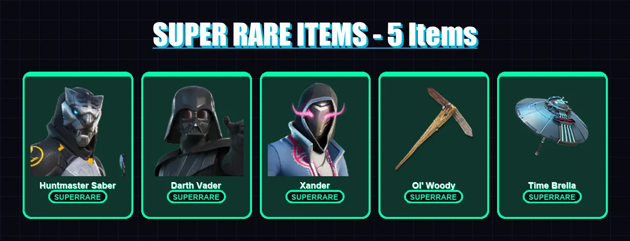 [PC/PSN] | Huntmaster Saber | Darth Vader | Xander | Valeria | Snap | 384 skin | 402 pickaxe | 311 emote | 231 glider | Lv3989