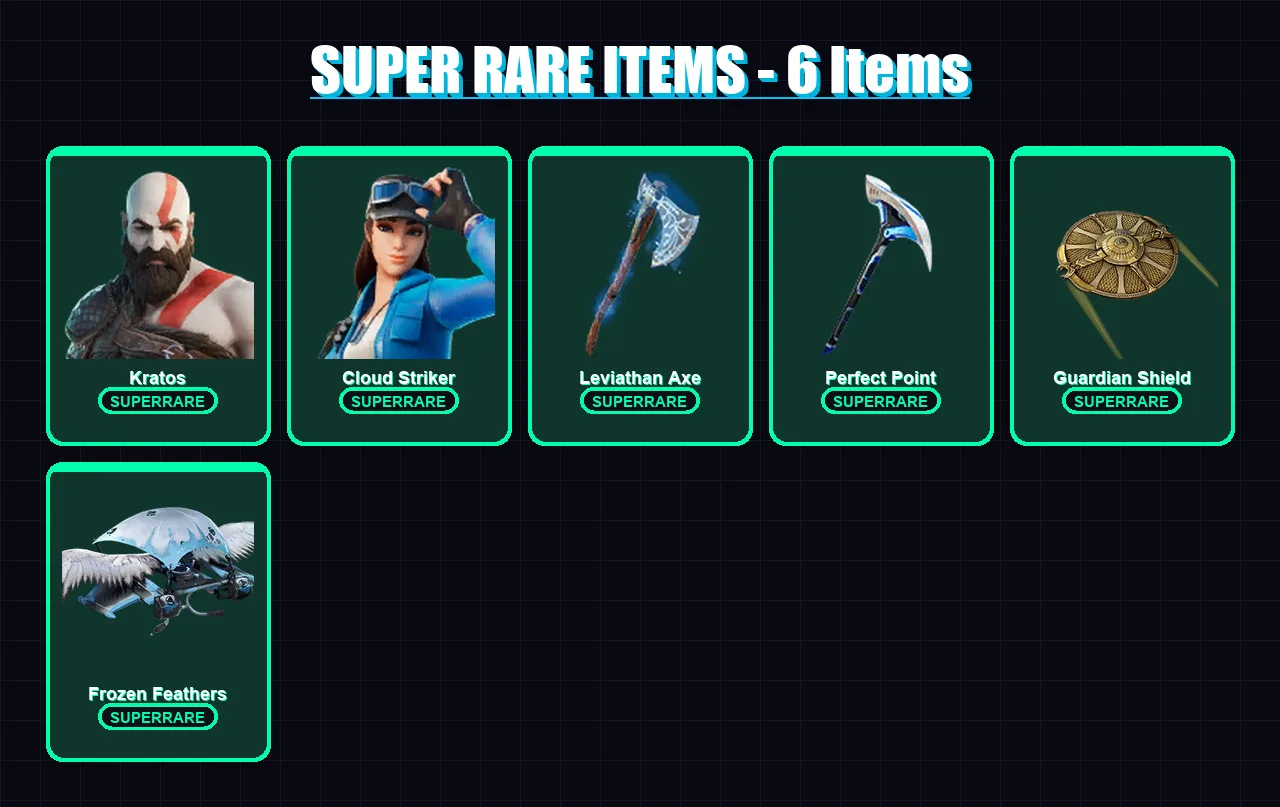 [PC/XBOX] | Kratos | Cloud Striker | Mandalorian | Era | The Origin | 73 skin | 92 pickaxe | 58 emote | 69 glider | Lv862 — Fortnite account