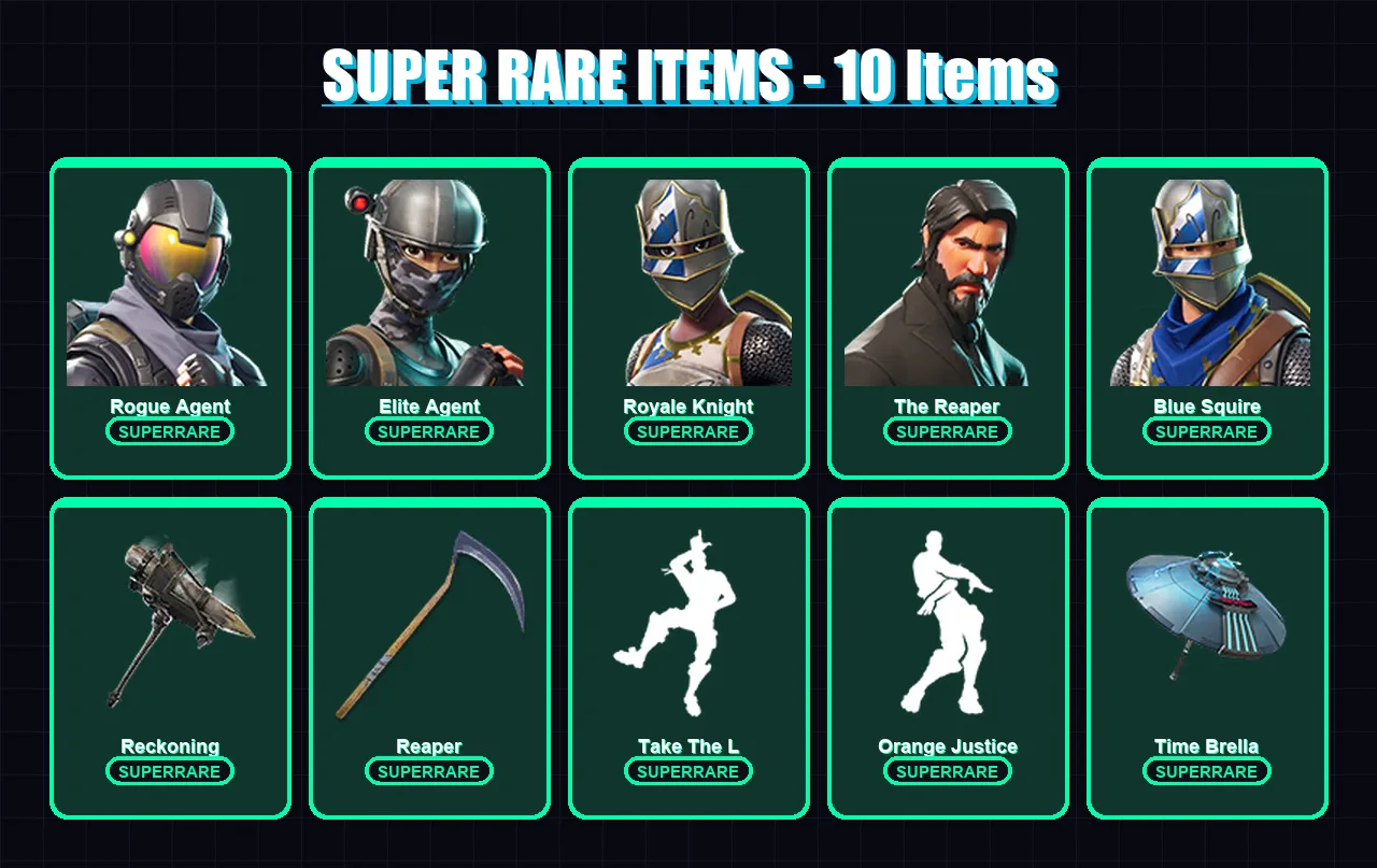 [PC/XBOX/PSN] | OG Skull Trooper | Rogue Agent | Elite Agent | Royale Knight | The Reaper | 52 skin | 40 pickaxe | 46 emote | 41 glider | Lv449 — Fortnite account