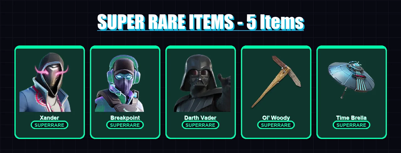 [PC/PSN] | Xander | Breakpoint | Darth Vader | Mandalorian | Fade | 171 skin | 176 pickaxe | 88 emote | 133 glider | Lv2211