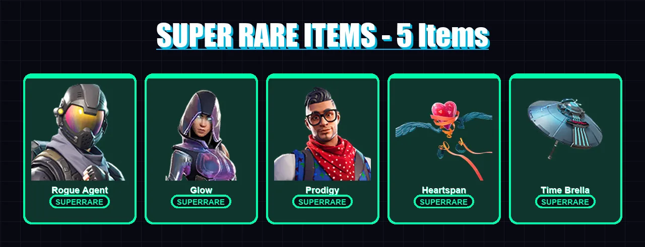 [PS4/PS5/PC] | Rogue Agent | Glow | Prodigy | The Prisoner | Luxe | 37 skin | 43 pickaxe | 37 emote | 44 glider | Lv487