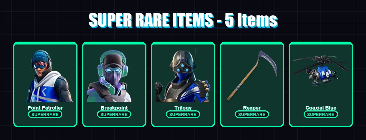 [PC/XBOX/PSN] | Point Patroller | Breakpoint | Trilogy | Hybrid | Sorana | 40 skin | 47 pickaxe | 62 emote | 45 glider | Lv724