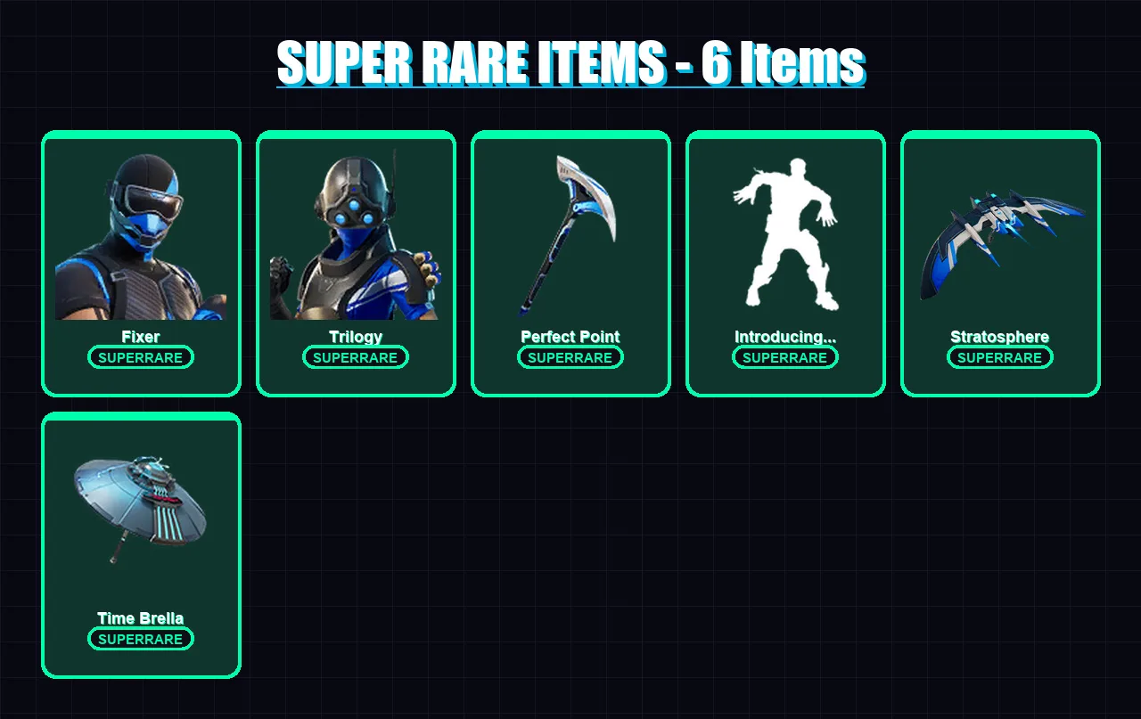 [PS4/PS5/XBOX/PC] | Fixer | Trilogy | The Scientist | Santa Dogg | Slayer Juice WRLD | 7 skin | 28 pickaxe | 21 emote | 27 glider | Lv412