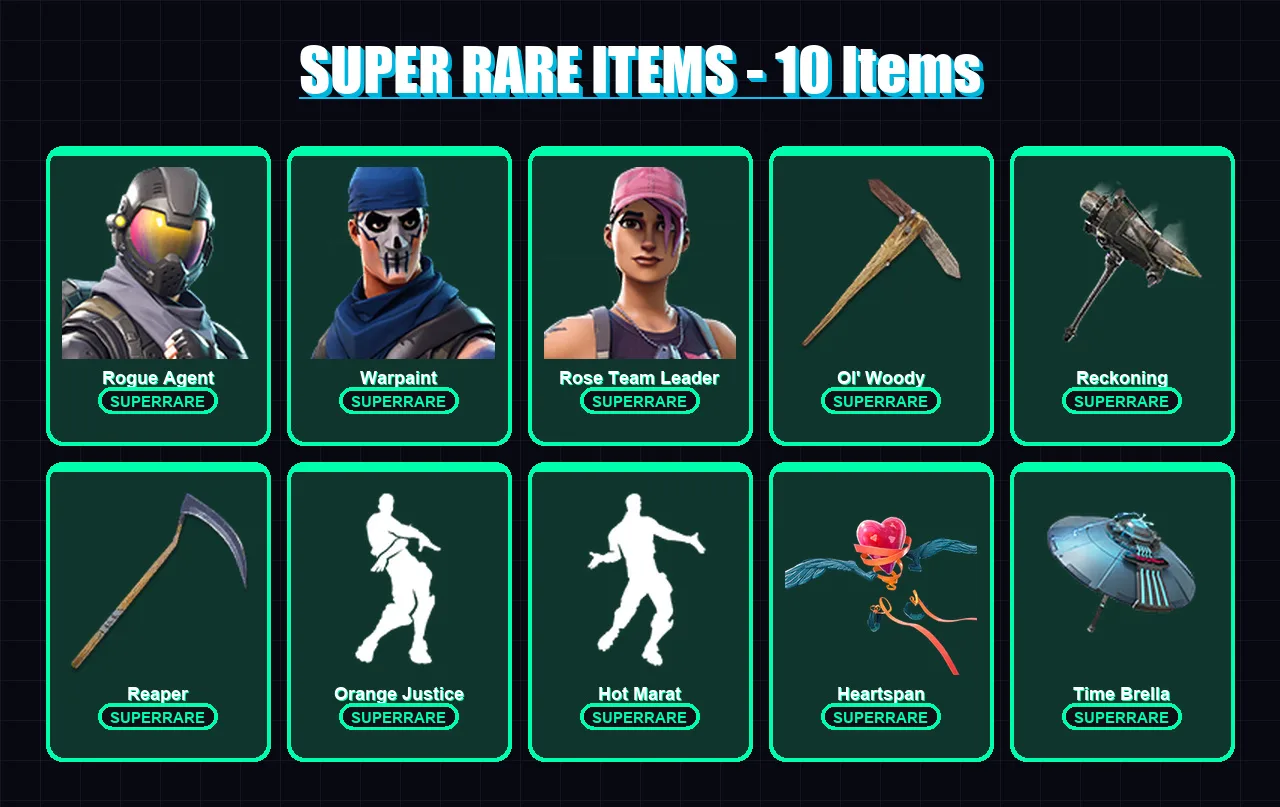 [PC/XBOX/PSN] | Rogue Agent | Warpaint | Rose Team Leader | Zenith | Kymera | 105 skin | 78 pickaxe | 85 emote | 88 glider | Lv1167