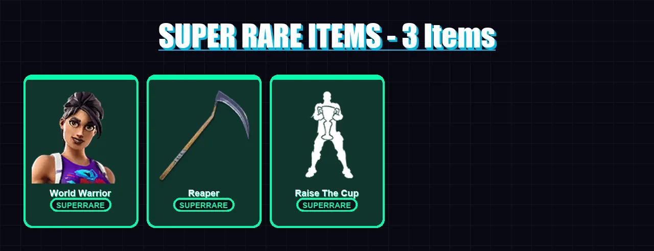 [PC/XBOX/PSN] | World Warrior | Dark Vanguard | Wukong | Supersonic | Blackheart | 72 skin | 61 pickaxe | 59 emote | 59 glider | Lv746