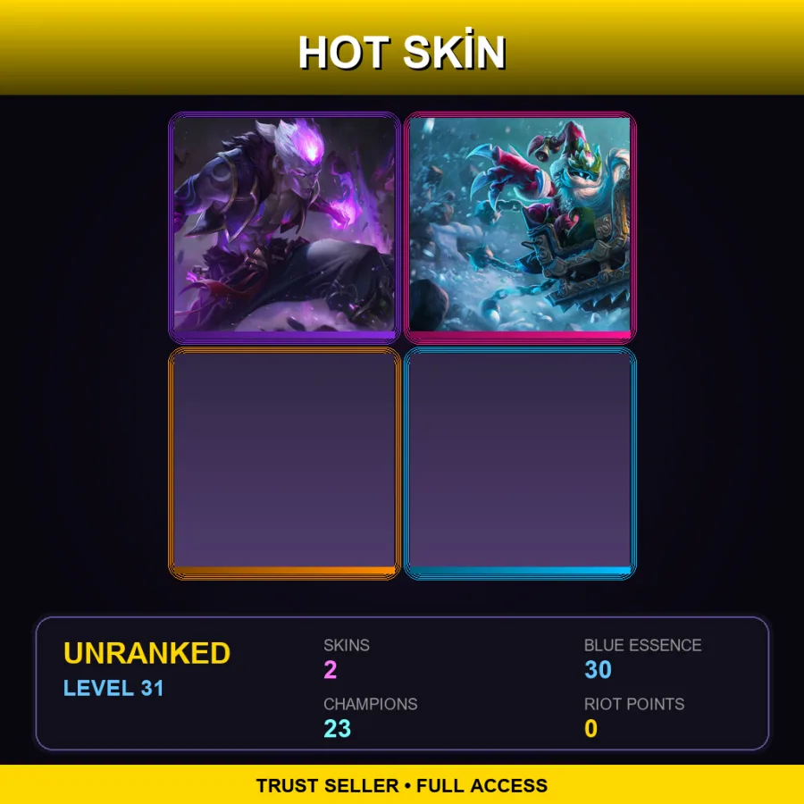 LAS | Lv31 | Unranked | 2 Skin | 23 Champ