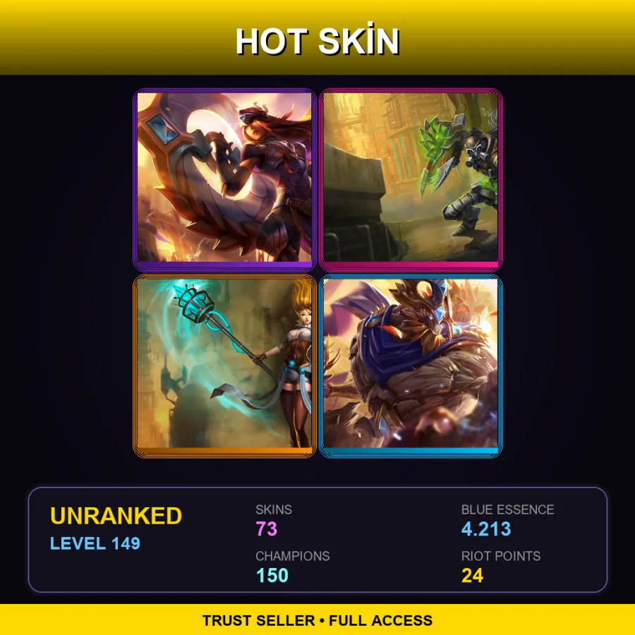 VN | Lv149 | Unranked | 73 Skin | 150 Champ — Badger Teemo