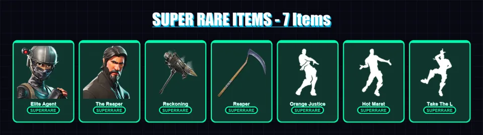 [PC] | Elite Agent | The Reaper | Carbide | Dark Voyager | Calamity | 18 skin | 18 pickaxe | 23 emote | 21 glider | Lv359 — main preview