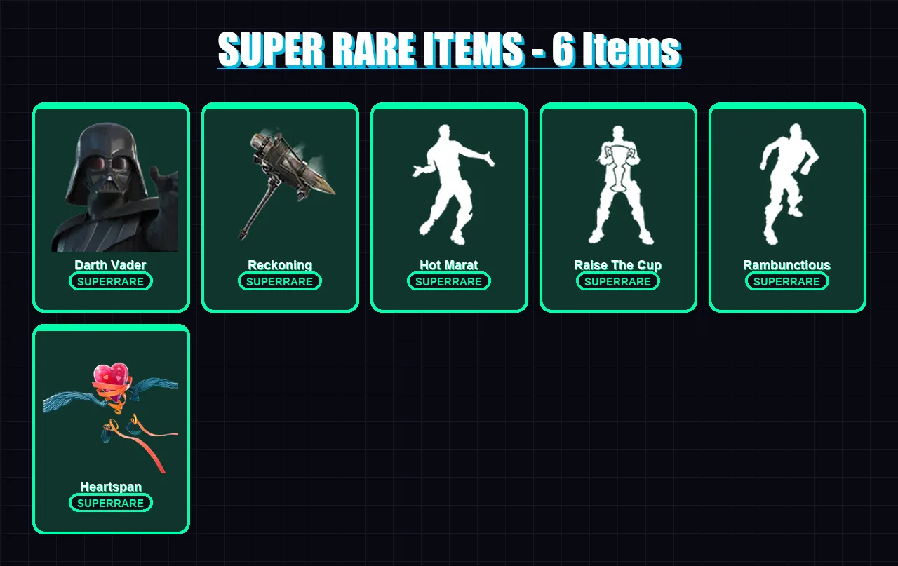 [PC/XBOX/PSN] | Darth Vader | Catalyst | The Prisoner | Gear Specialist Maya | Deadpool | 105 skin | 129 pickaxe | 161 emote | 126 glider | Lv2238