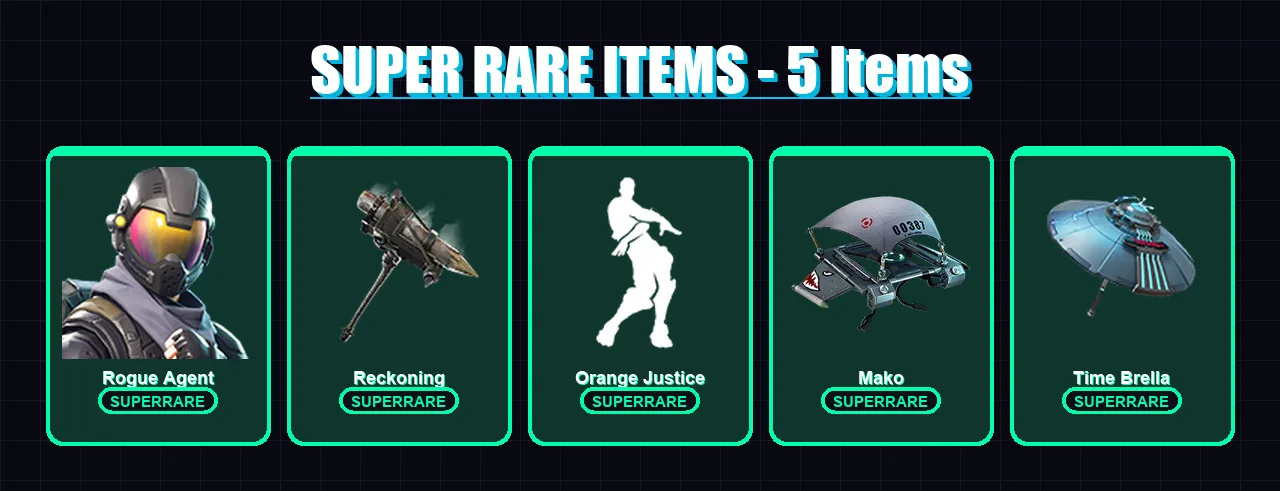 [PS4/PS5/XBOX/PC] | Rogue Agent | Ragnarok | Valor | Enforcer | Calamity | 25 skin | 36 pickaxe | 38 emote | 34 glider | Lv612