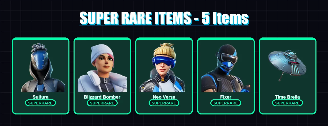[PS4/PS5/XBOX/PC] | Sultura | Blizzard Bomber | Neo Versa | Fixer | Omegarok | 116 skin | 137 pickaxe | 95 emote | 111 glider | Lv1814