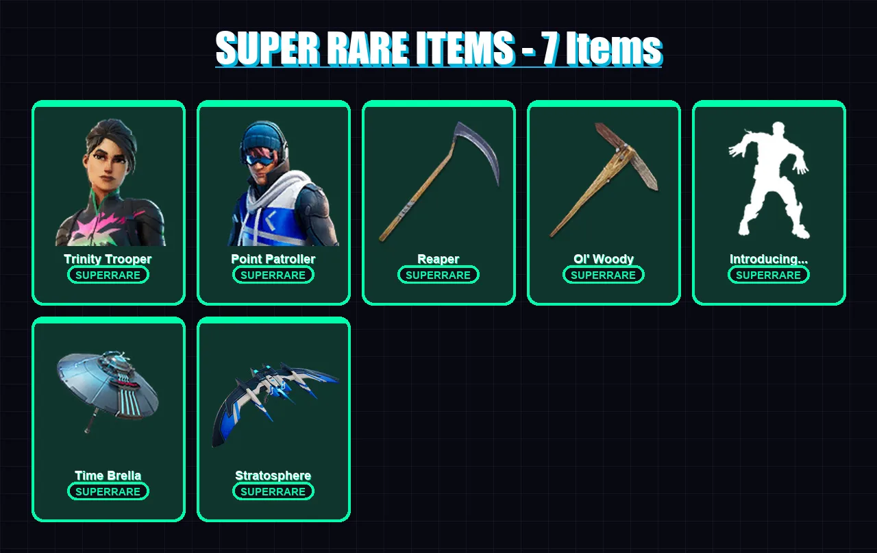 [PS4/PS5/XBOX/PC] | Trinity Trooper | Point Patroller | The Scientist | Inferno | Fade | 399 skin | 406 pickaxe | 334 emote | 263 glider | Lv5313 — Fortnite account