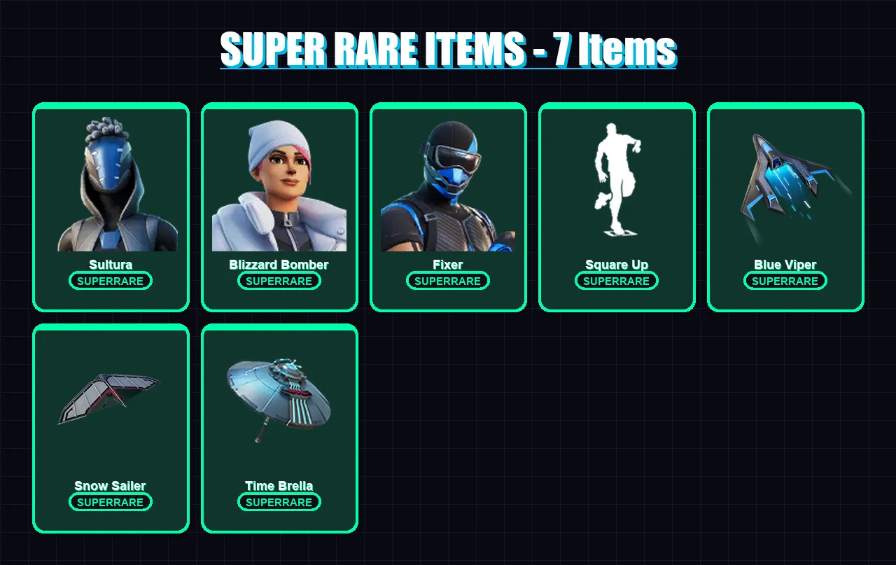 [PC/XBOX] | Sultura | Blizzard Bomber | Fixer | Torin | Predator | 141 skin | 181 pickaxe | 128 emote | 149 glider | Lv2243
