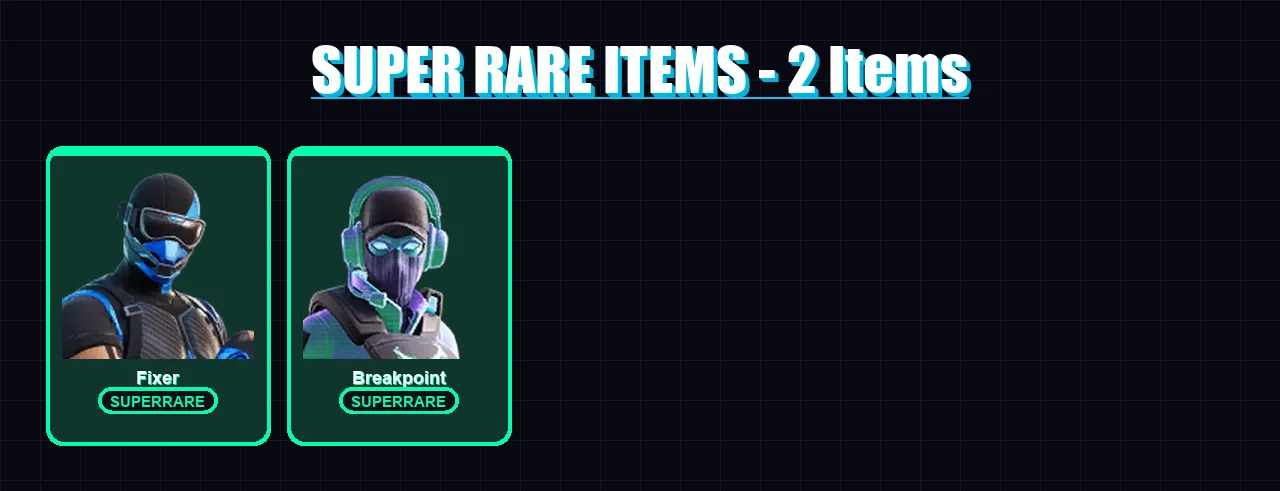 [PS4/PS5/XBOX/PC] | Fixer | Breakpoint | Mandalorian | Menace | Joey | 42 skin | 51 pickaxe | 44 emote | 41 glider | Lv701