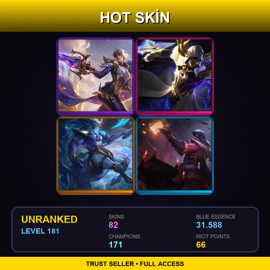 VN | Lv181 | Unranked | 82 Skin | 171 Champ — Infernal Mordekaiser