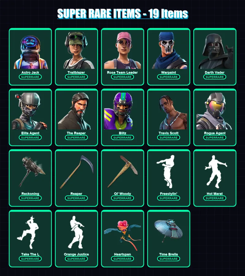 [PC/XBOX/PSN] | Astro Jack | Trailblazer | Rose Team Leader | Warpaint | Darth Vader | 511 skin | 411 pickaxe | 330 emote | 259 glider | Lv3499 — Fortnite account