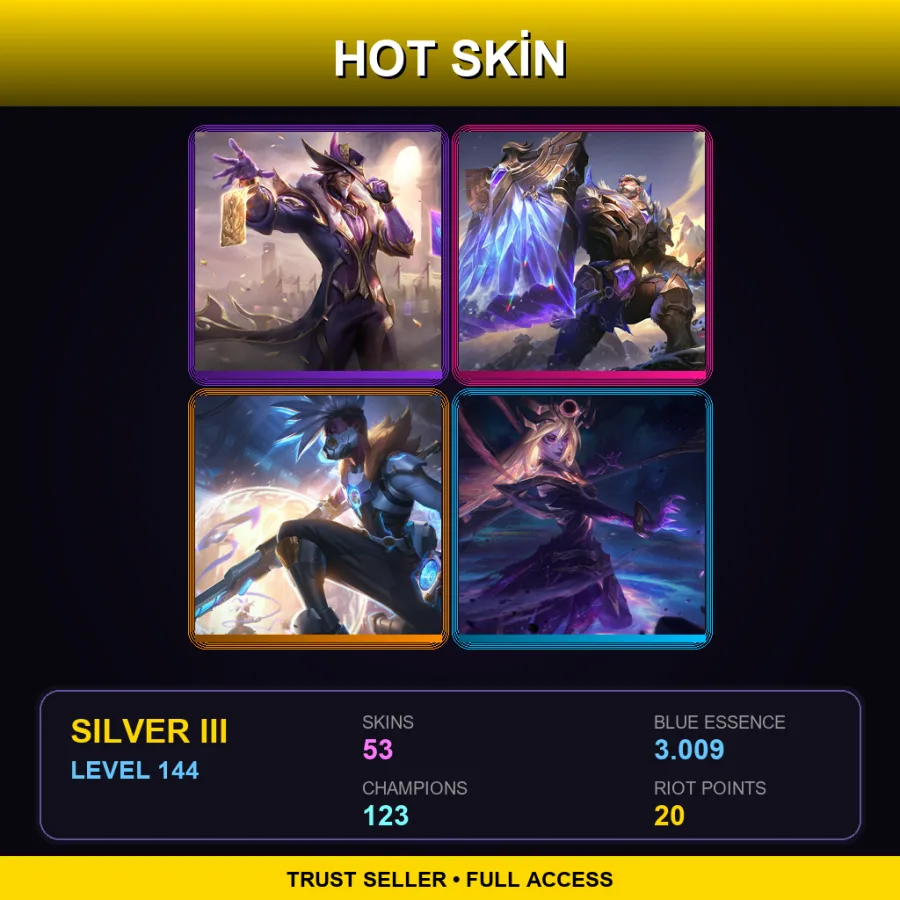 EUNE | Victorious Twisted Fate | Victorious Braum | Pulsefire Ekko | Dark Cosmic Lux | 53 Skin | 123 Champ | Silver III | Lv144