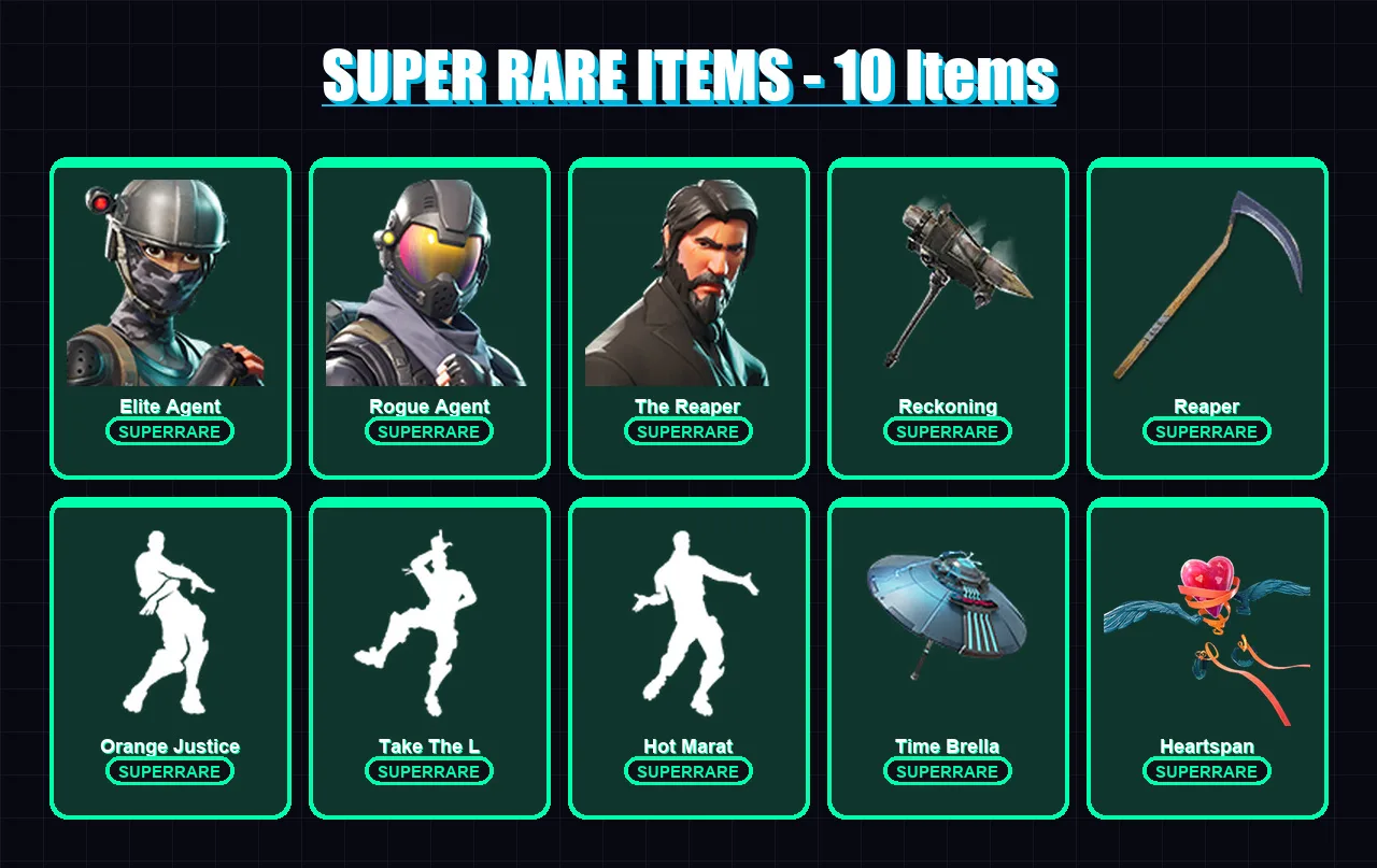 [PC/PSN] | Elite Agent | Rogue Agent | The Reaper | Dire | The Ice King | 76 skin | 78 pickaxe | 78 emote | 79 glider | Lv1339