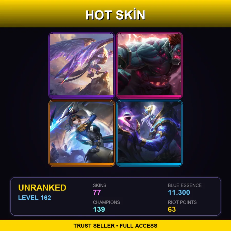 EUNE | Lv162 | Unranked | 77 Skin | 139 Champ — Cosmic Charger Hecarim