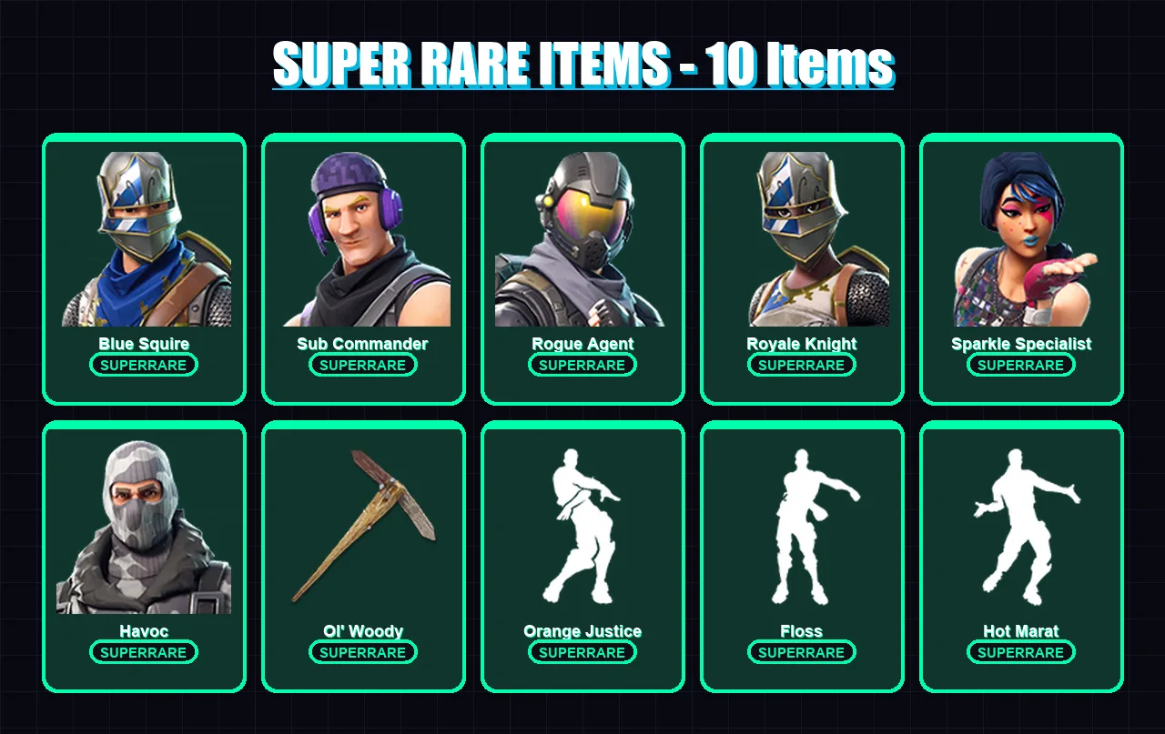 [PC/XBOX/PSN] | Blue Squire | Sub Commander | Rogue Agent | Royale Knight | Sparkle Specialist | 83 skin | 80 pickaxe | 93 emote | 94 glider | Lv147