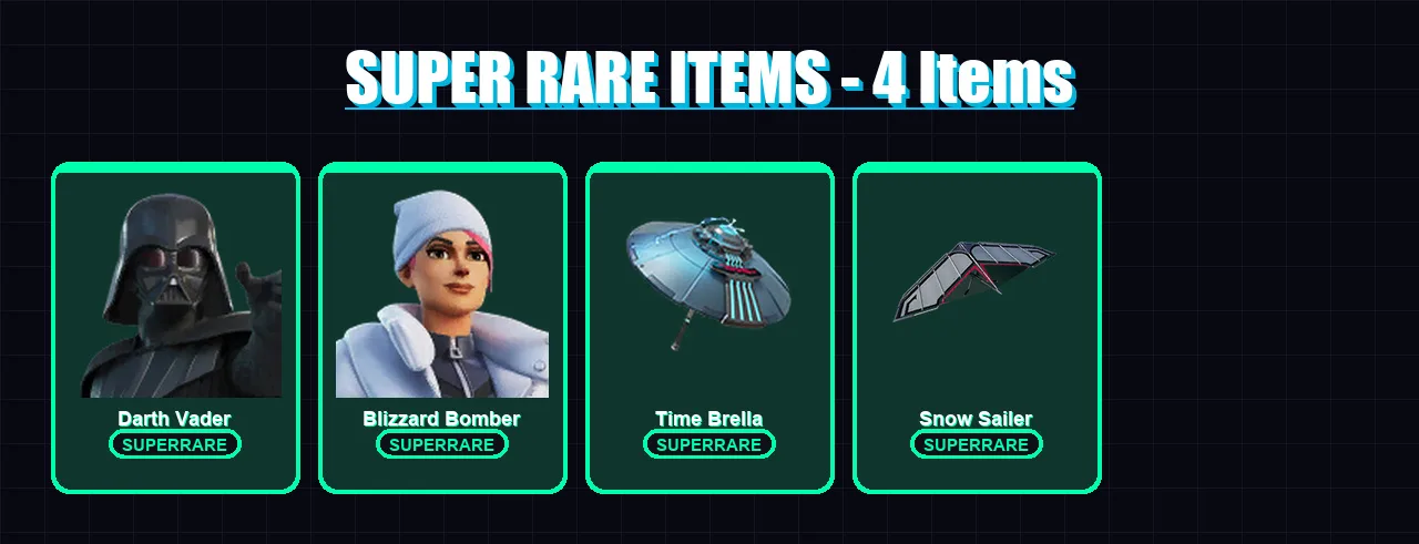 [PC/XBOX] | Darth Vader | Blizzard Bomber | Paradigm (Reality-659) | Snap | Malik | 18 skin | 28 pickaxe | 20 emote | 32 glider | Lv329