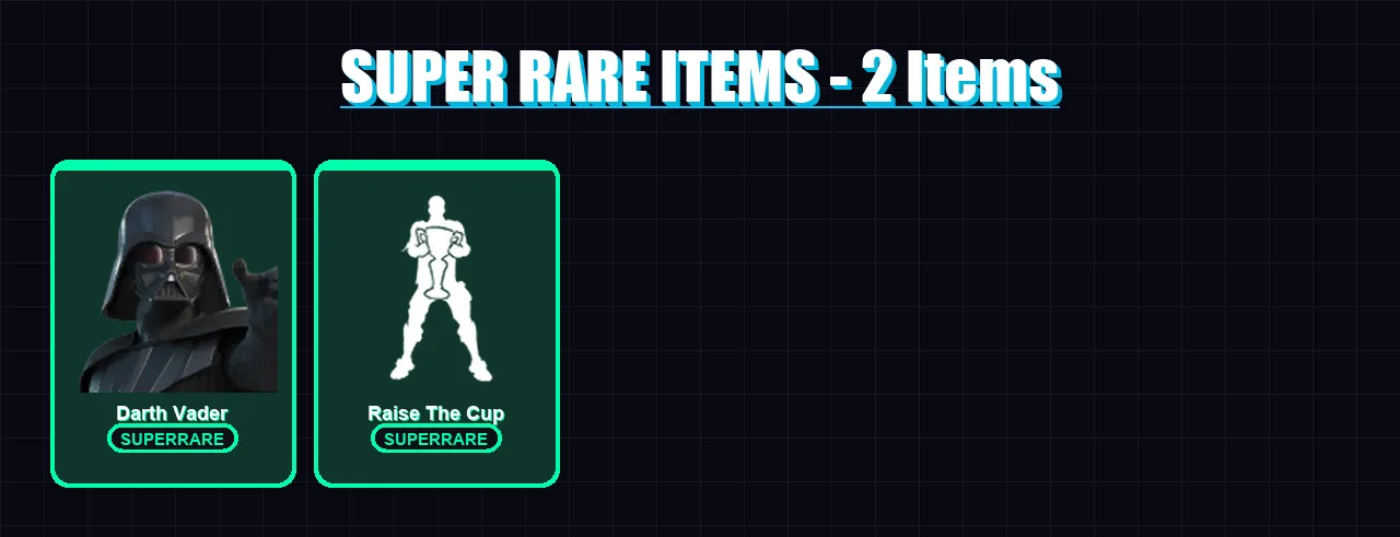 [PC/PSN] | Darth Vader | Joey | Ronin | The Ageless | Raz | 97 skin | 105 pickaxe | 83 emote | 83 glider | Lv1354