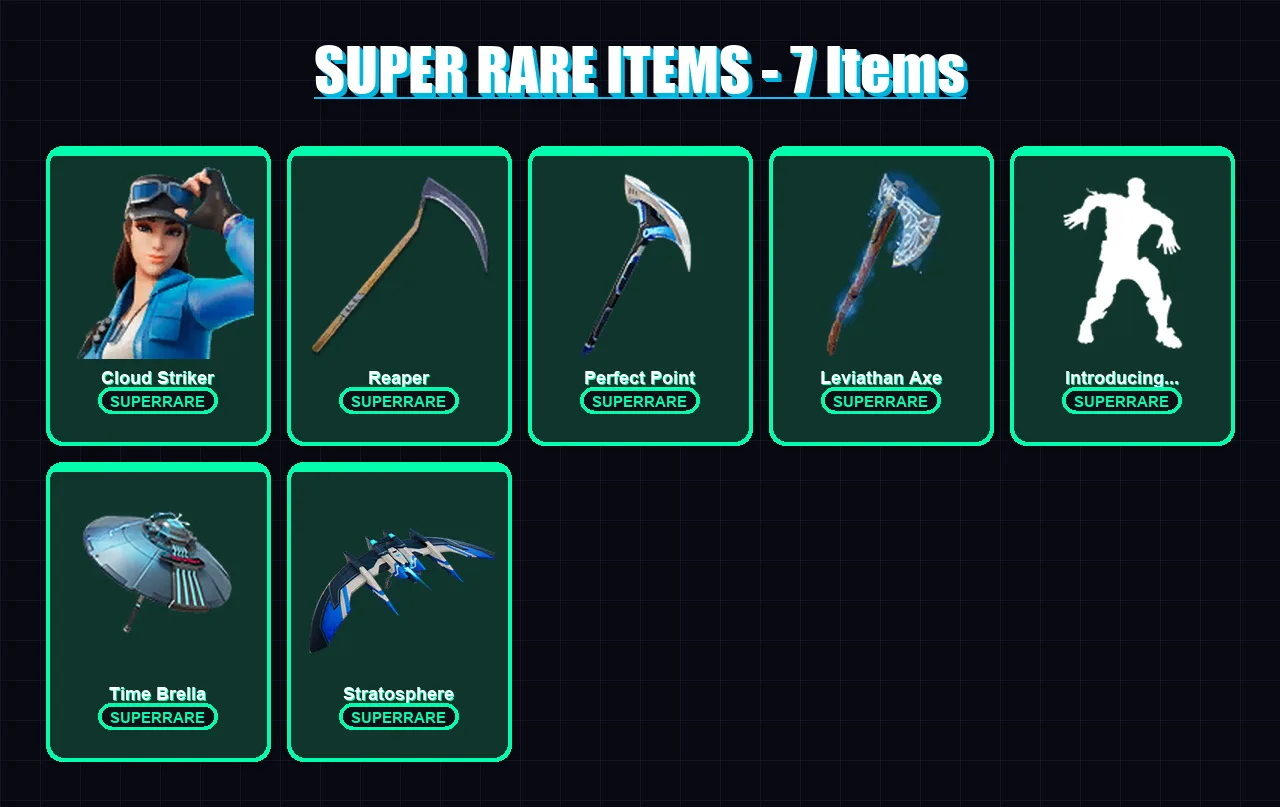[PS4/PS5/XBOX/PC] | Cloud Striker | Era | Eternal Knight | Midas | Renzo the Destroyer | 132 skin | 167 pickaxe | 151 emote | 140 glider | Lv2498