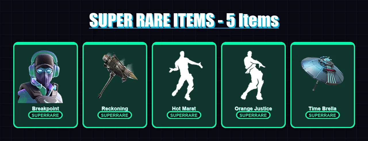 [PC/XBOX/PSN] | Breakpoint | Raven | Vertex | Omegarok | Spectra Knight | 55 skin | 56 pickaxe | 52 emote | 53 glider | Lv688